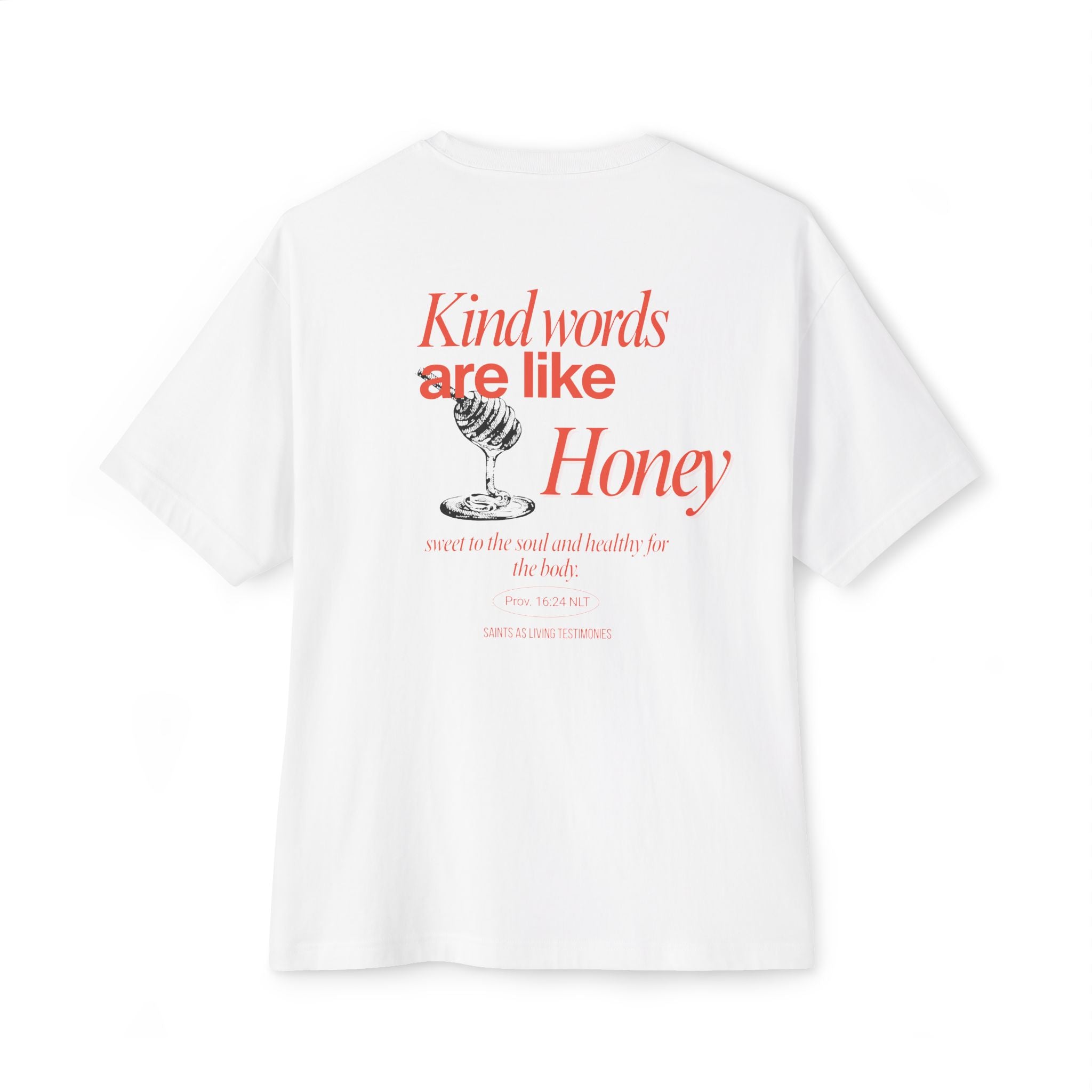 Kindwords Are Like Honey Tee — Oversized Boxy T‑Shirt