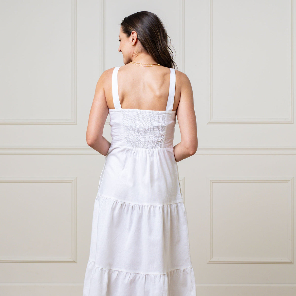 Tiered Wrap Dress