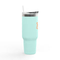 Insulated Travel Mug — 40oz Salt Co. Stainless Steel Tumbler with Straw & Handle