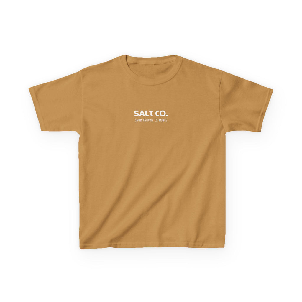 Kids T‑Shirt — "Jesus Loves You" Smiley Tee (Salt Co.)