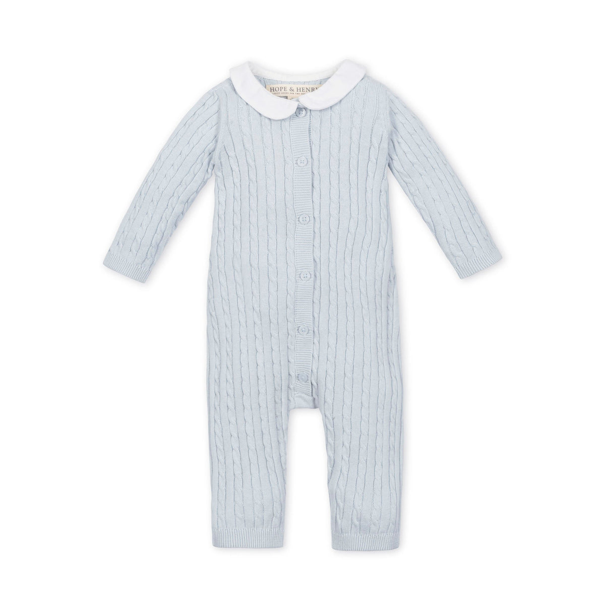 Organic Peter Pan Collar Sweater Romper