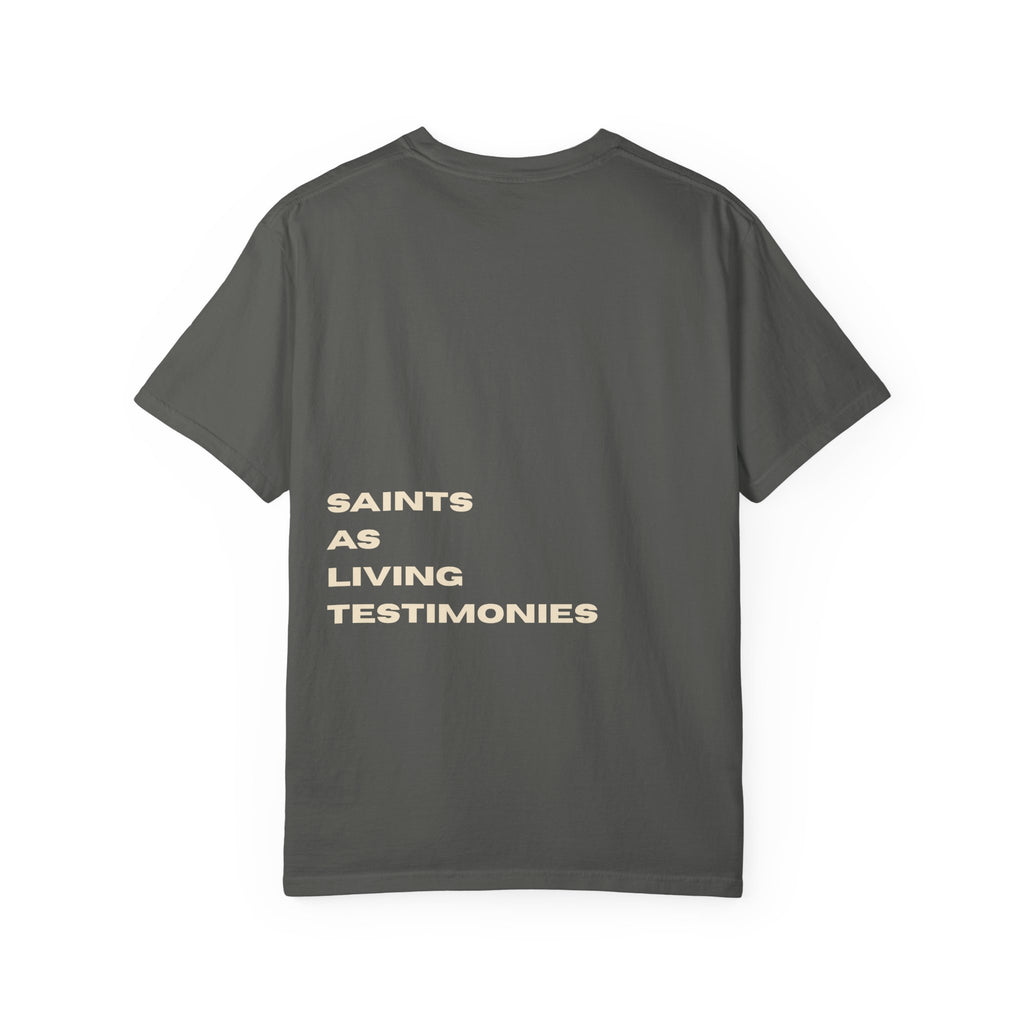 Salt Co. Tee — "Saints as Living Testimonies" Graphic T-Shirt