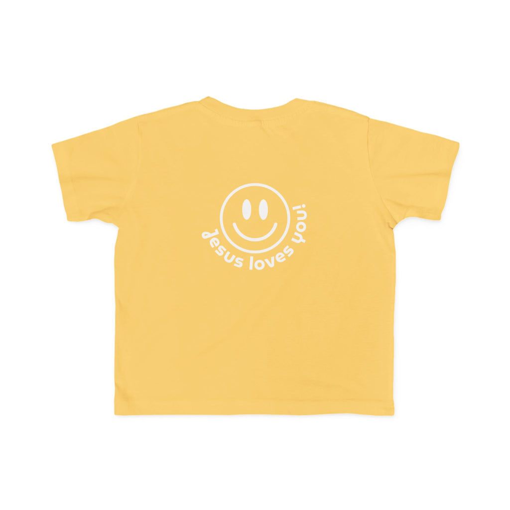 Toddler Tee — 'Salt Co.' Front & 'Jesus Loves You' Smiley Back