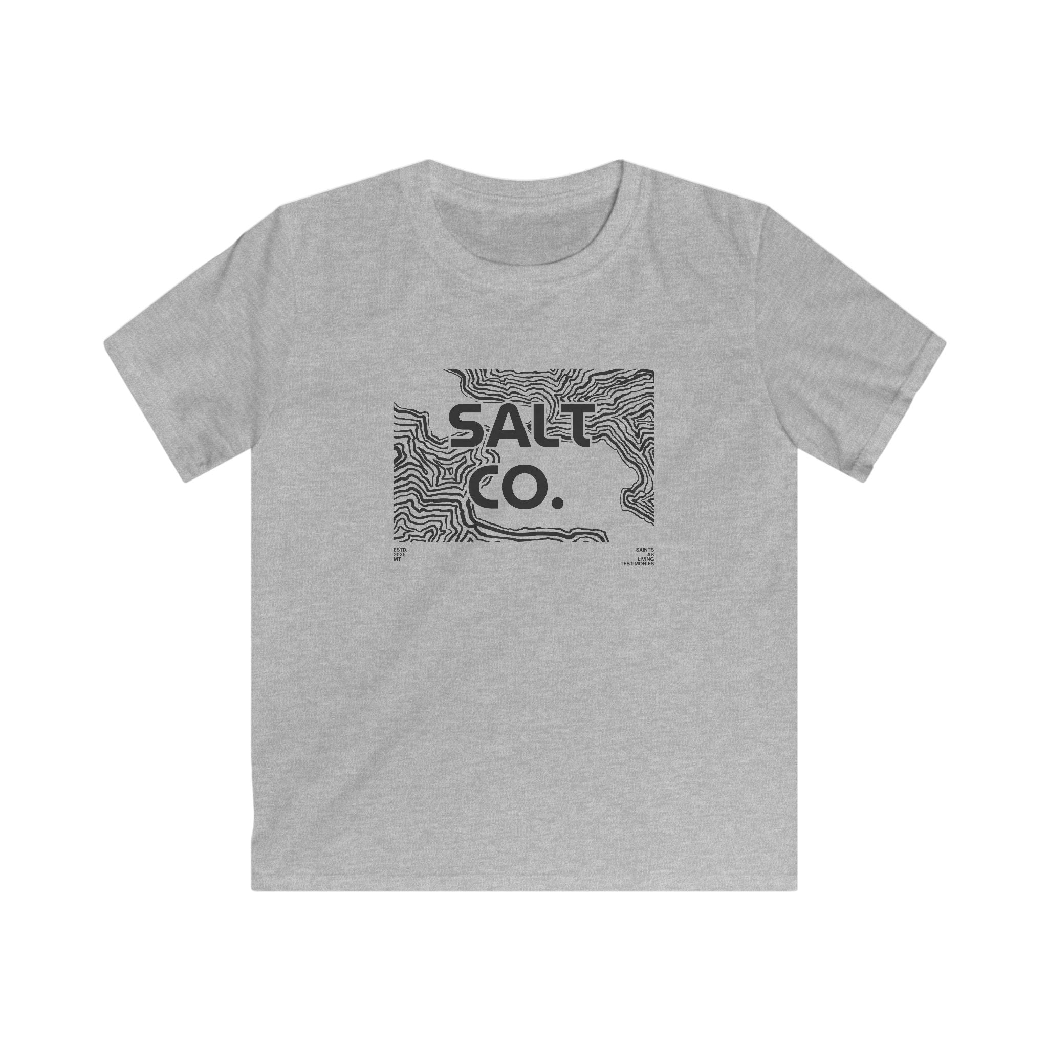 Salt Co. Kids Graphic Tee — Nautical Wave Logo T‑Shirt for Beach & Surf Fans