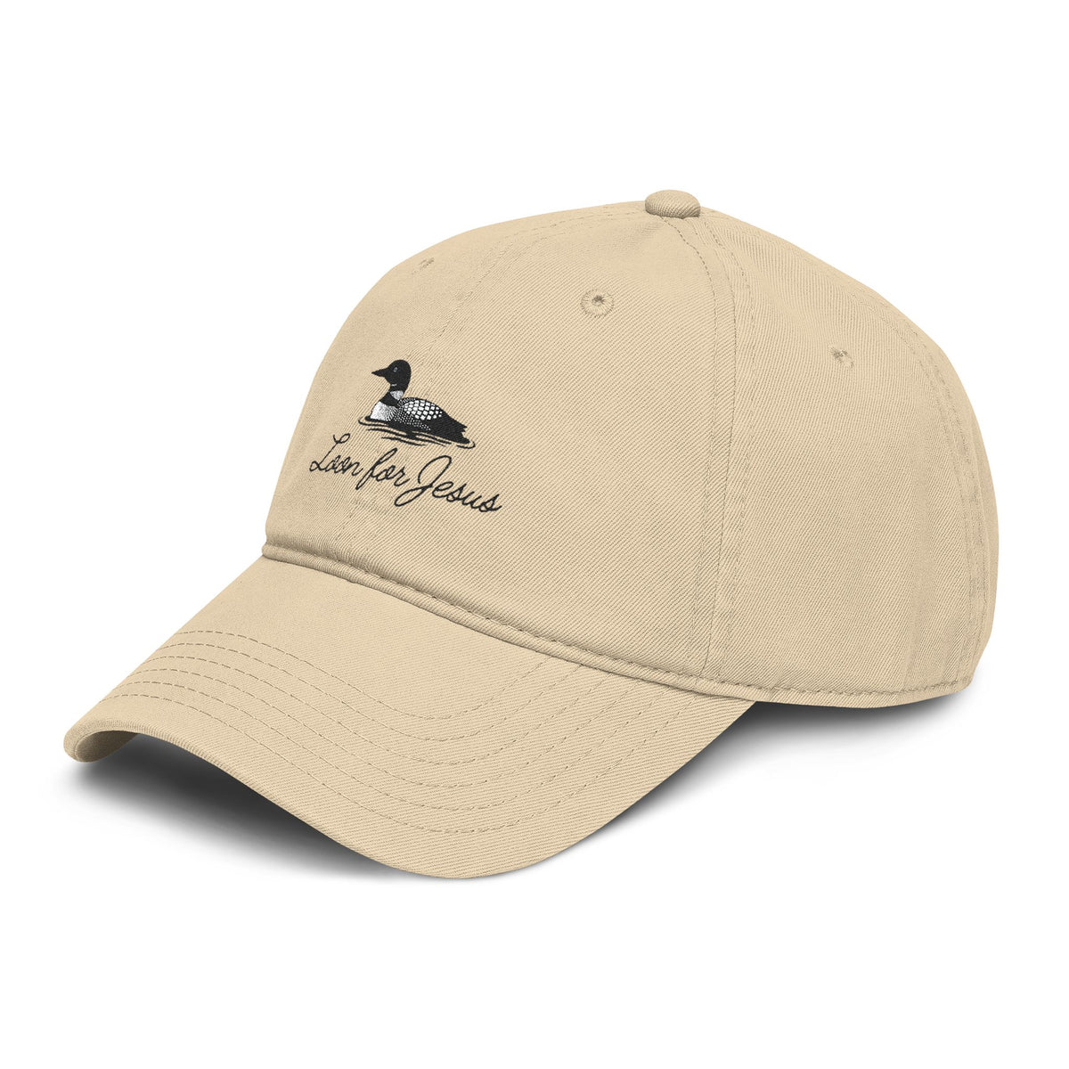 "Loon for Jesus" Embroidered Cap