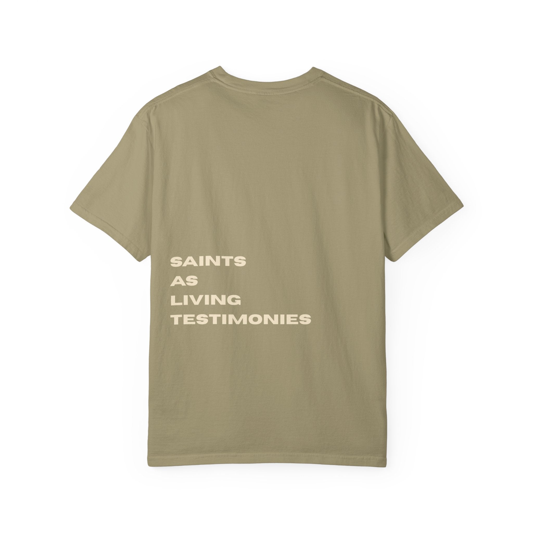 Salt Co. Tee — "Saints as Living Testimonies" Graphic T-Shirt