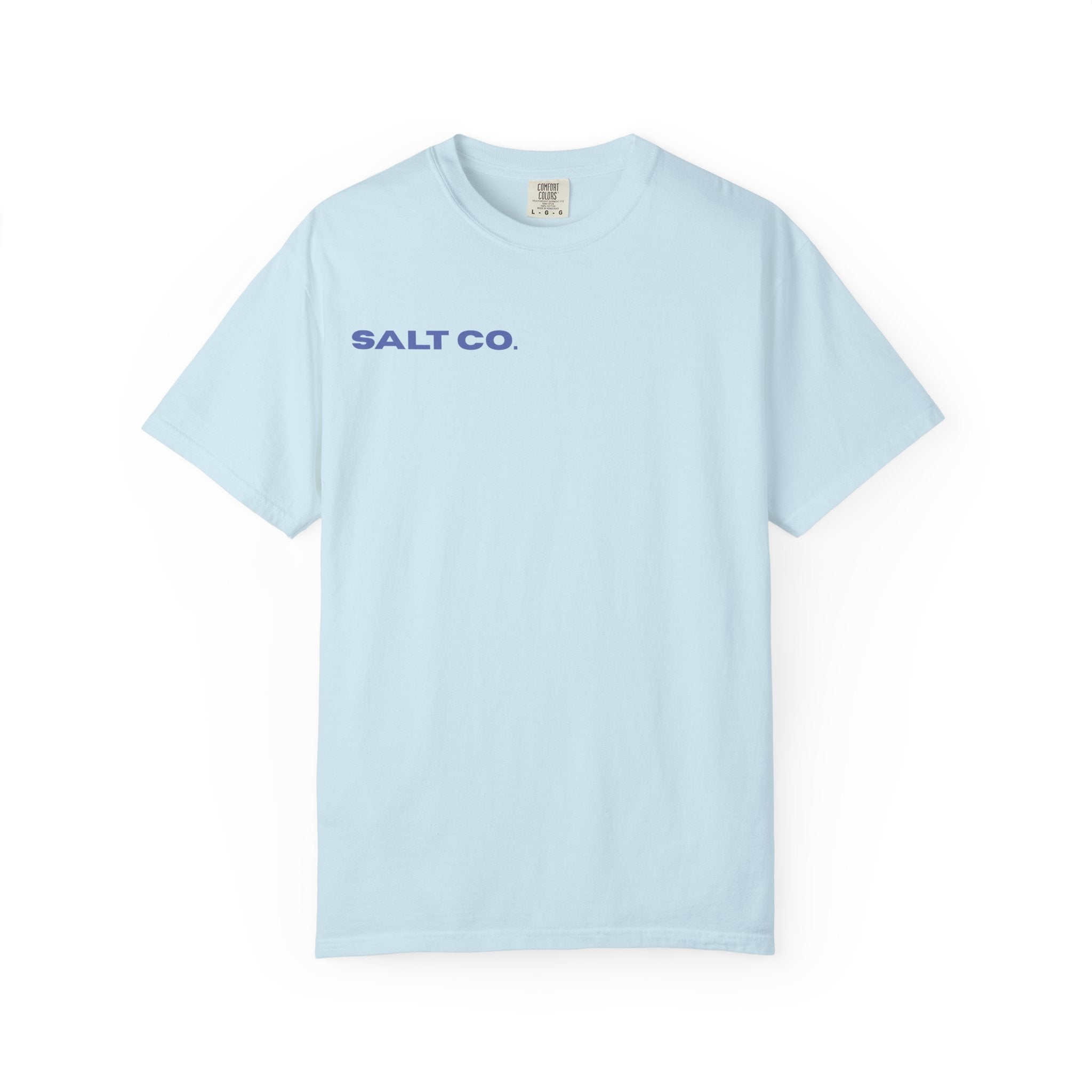 Salt Co. Minimalist Tee — "SAINTS AS LIVING TESTIMONIES" Back Print