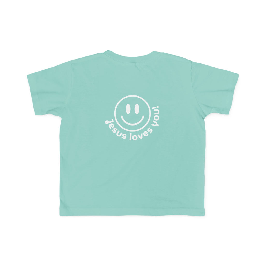 Toddler Tee — 'Salt Co.' Front & 'Jesus Loves You' Smiley Back