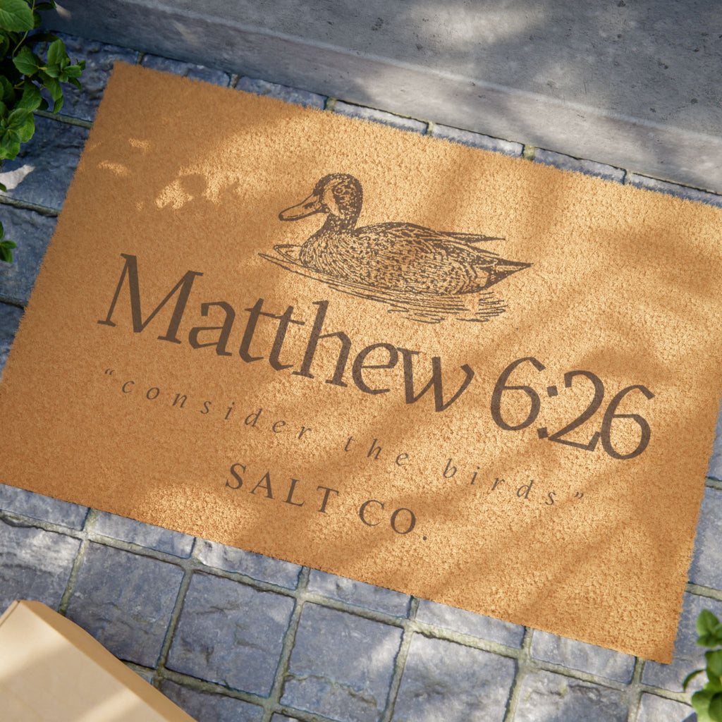 Matthew 6:26 Doormat