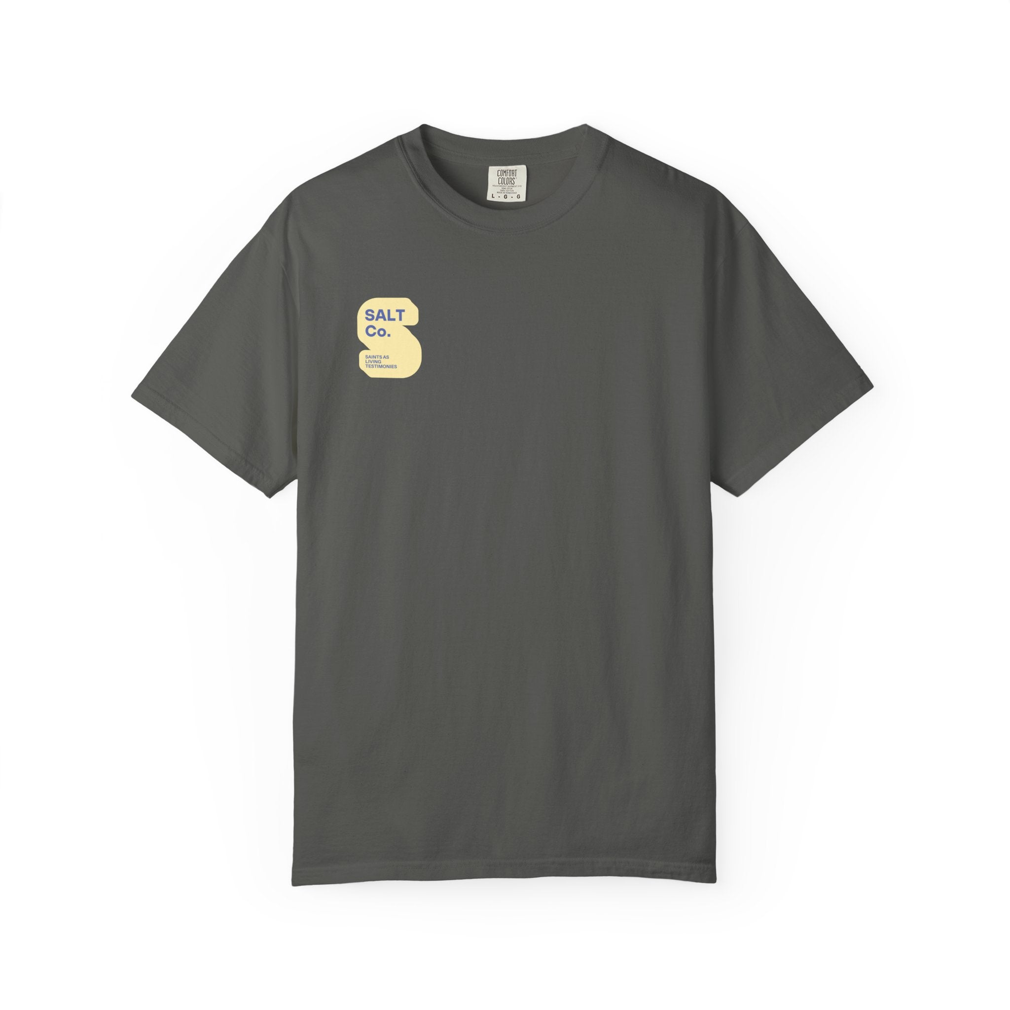 SALT Co. Graphic T-Shirt — 'Saints As Living Testimonies' Retro Logo Tee