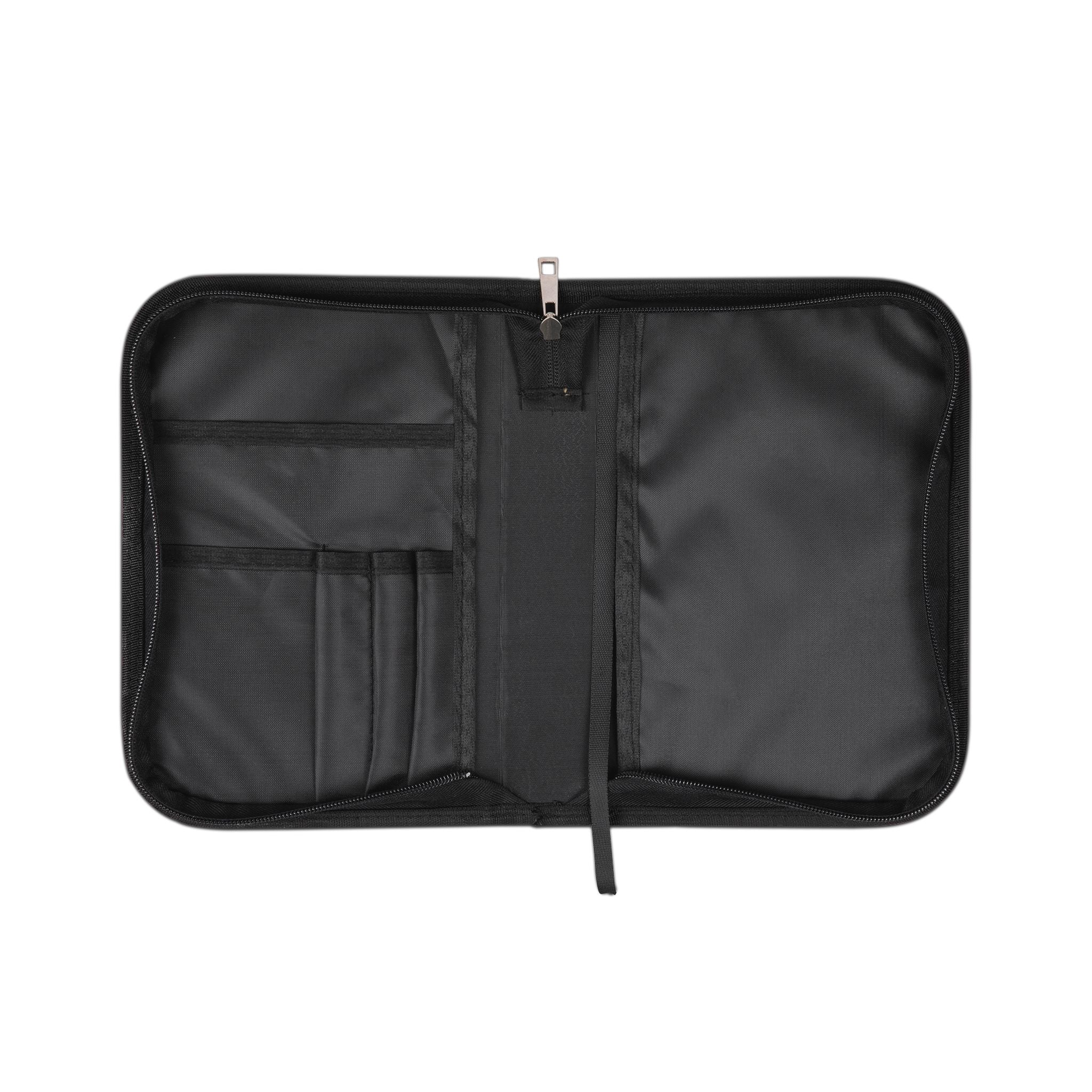 Bible Cover — "All Hail King Jesus" Zippered Bible Case, Christian Worship Gift