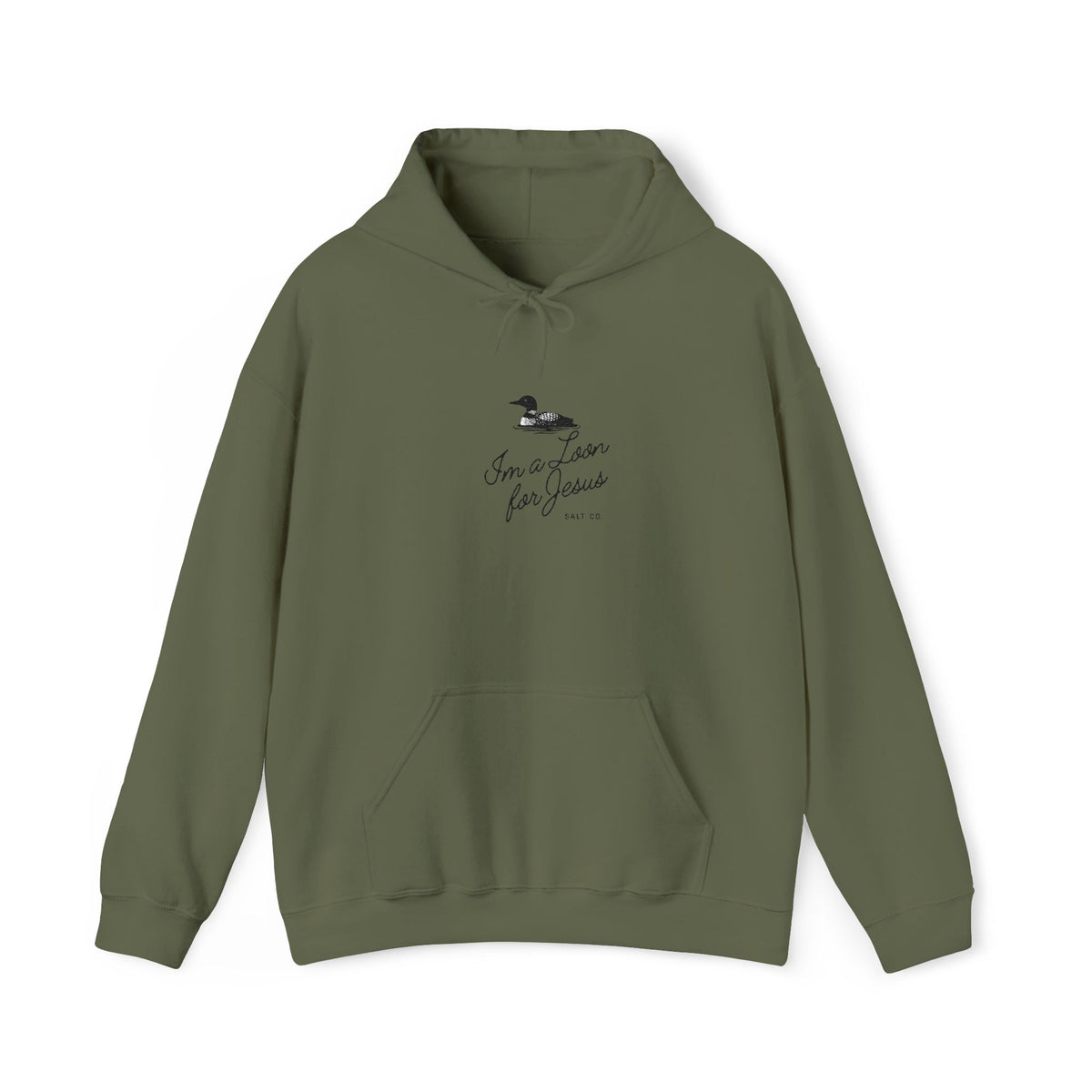 "I'm a Loon for Jesus" Embroidered Hoodie