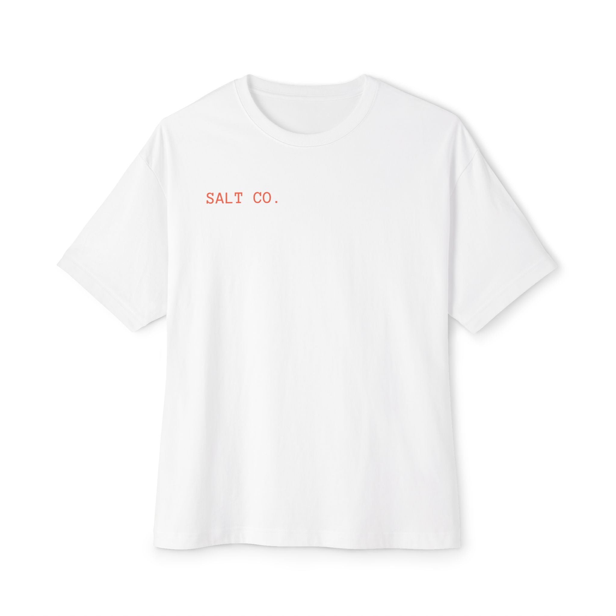 Boxy Tee — 'Happy Sabbath' Minimal Graphic Tee (Checkerboard Back Art)