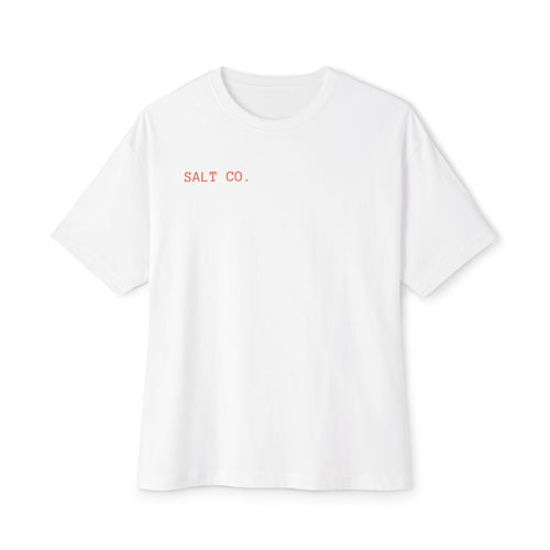 Boxy Tee — 'Happy Sabbath' Minimal Graphic Tee (Checkerboard Back Art)