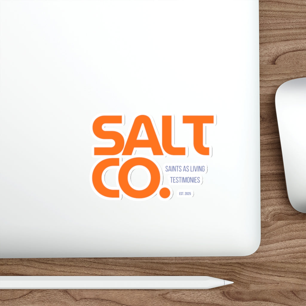 Die-Cut Sticker — SALT CO. Logo (Orange)