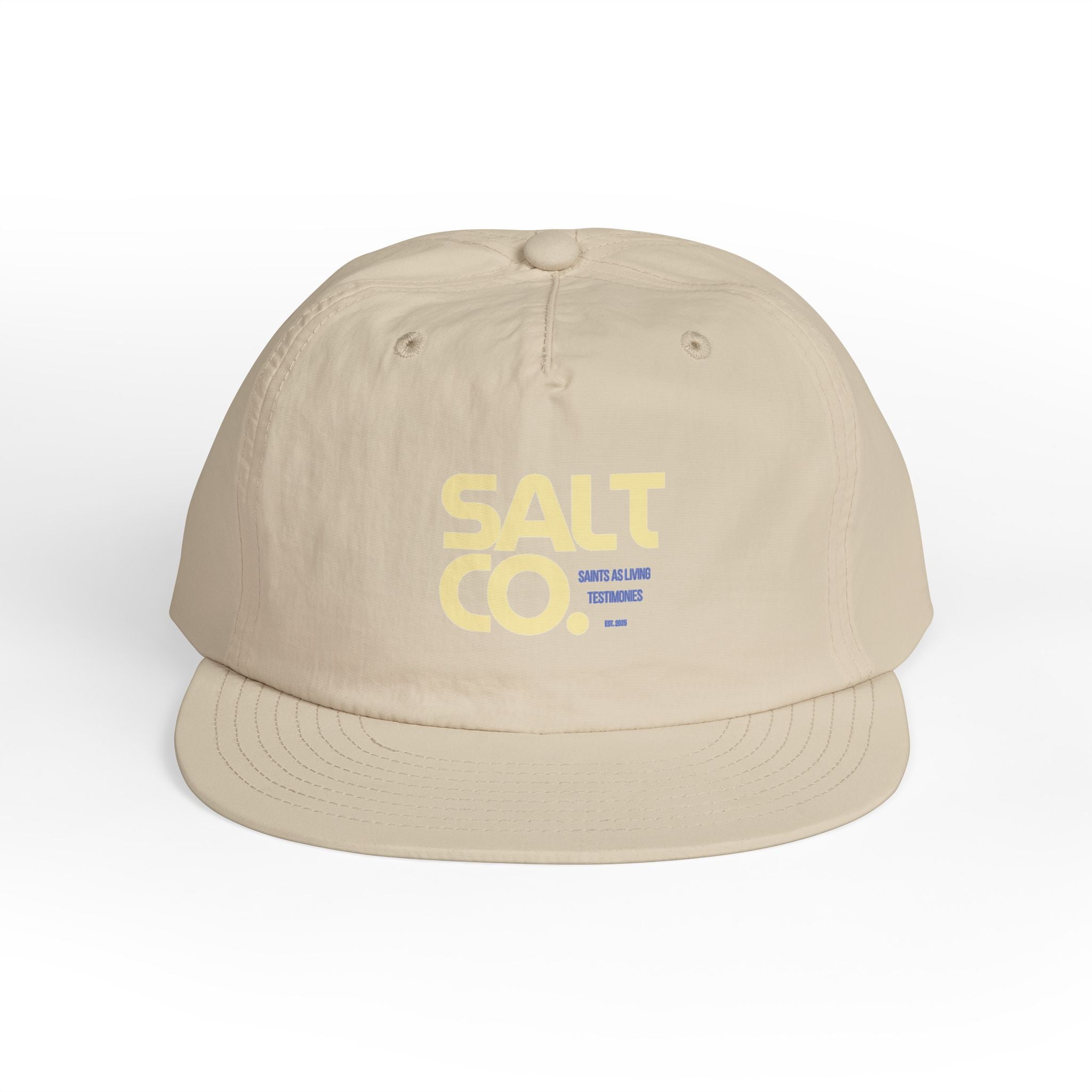 Salt Co. Surf Cap — Washed Beach Snapback Hat