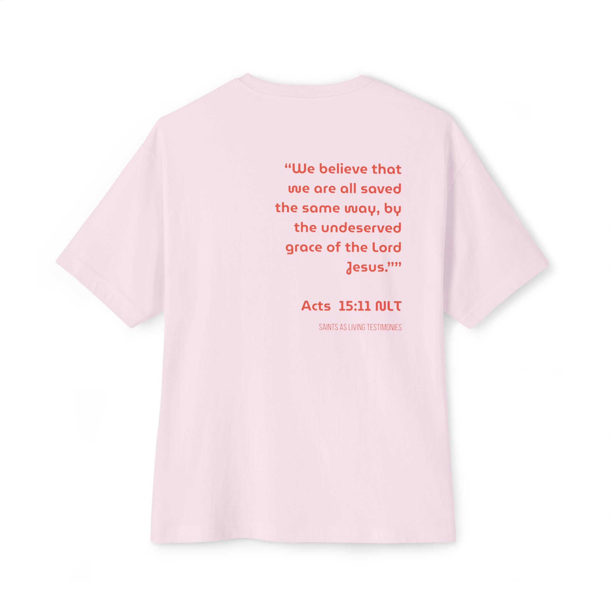 Acts 15:11  Women's Oversized Boxy Tee