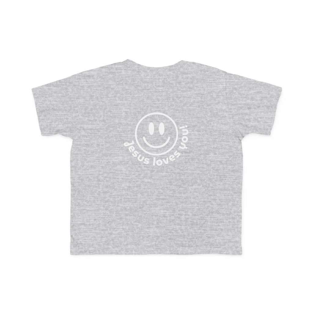 Toddler Tee — 'Salt Co.' Front & 'Jesus Loves You' Smiley Back