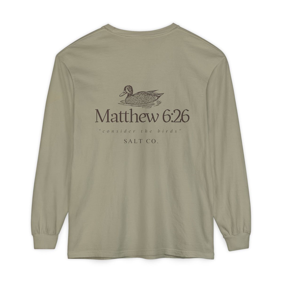 "Consider the birds" Long sleeve Tee