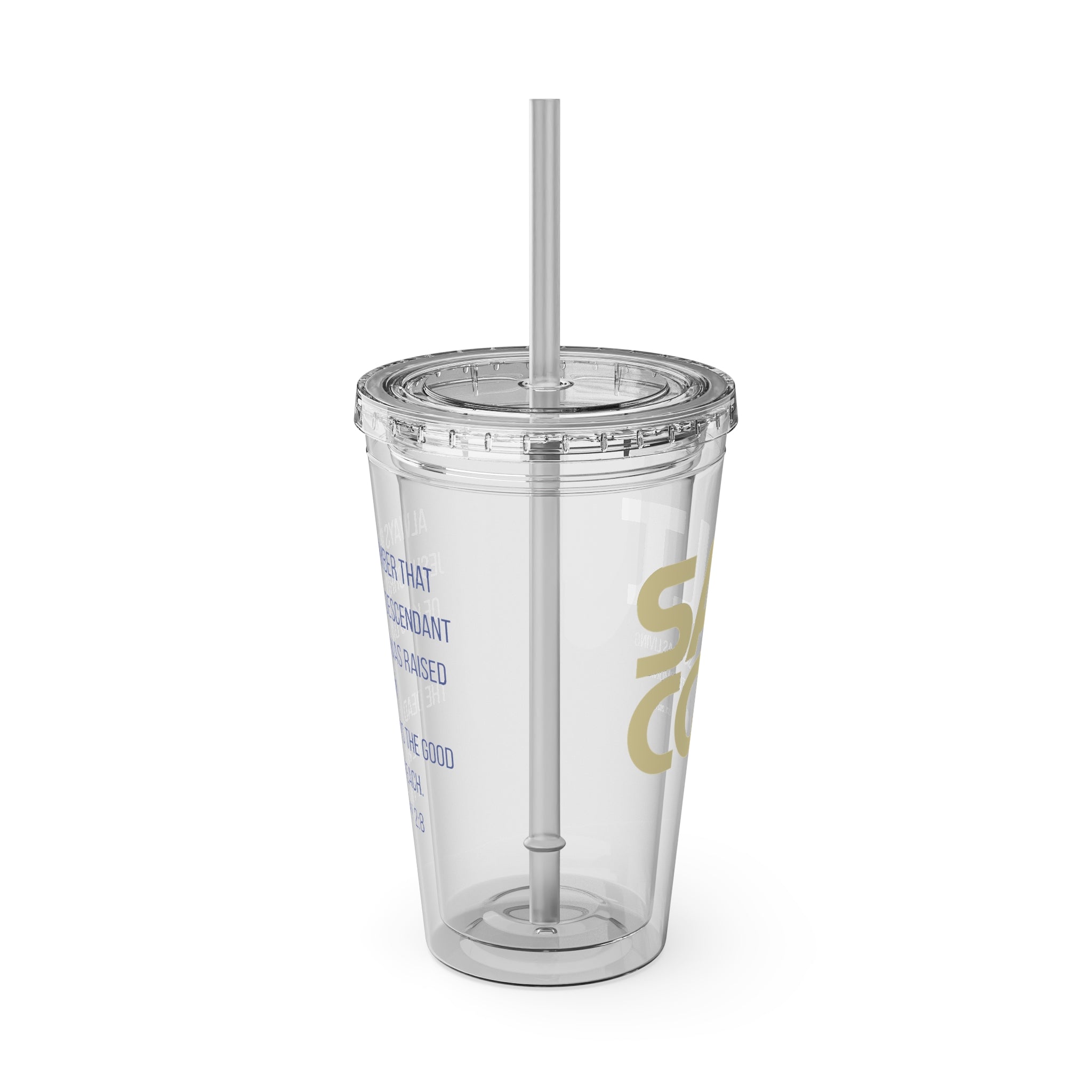 Sunsplash Tumbler with Straw, 16oz