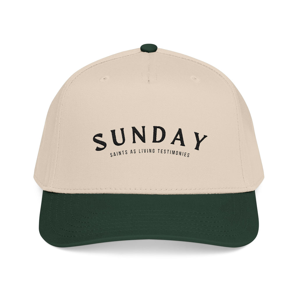 Sunday Embroidered Baseball Cap - Casual Weekend Hat