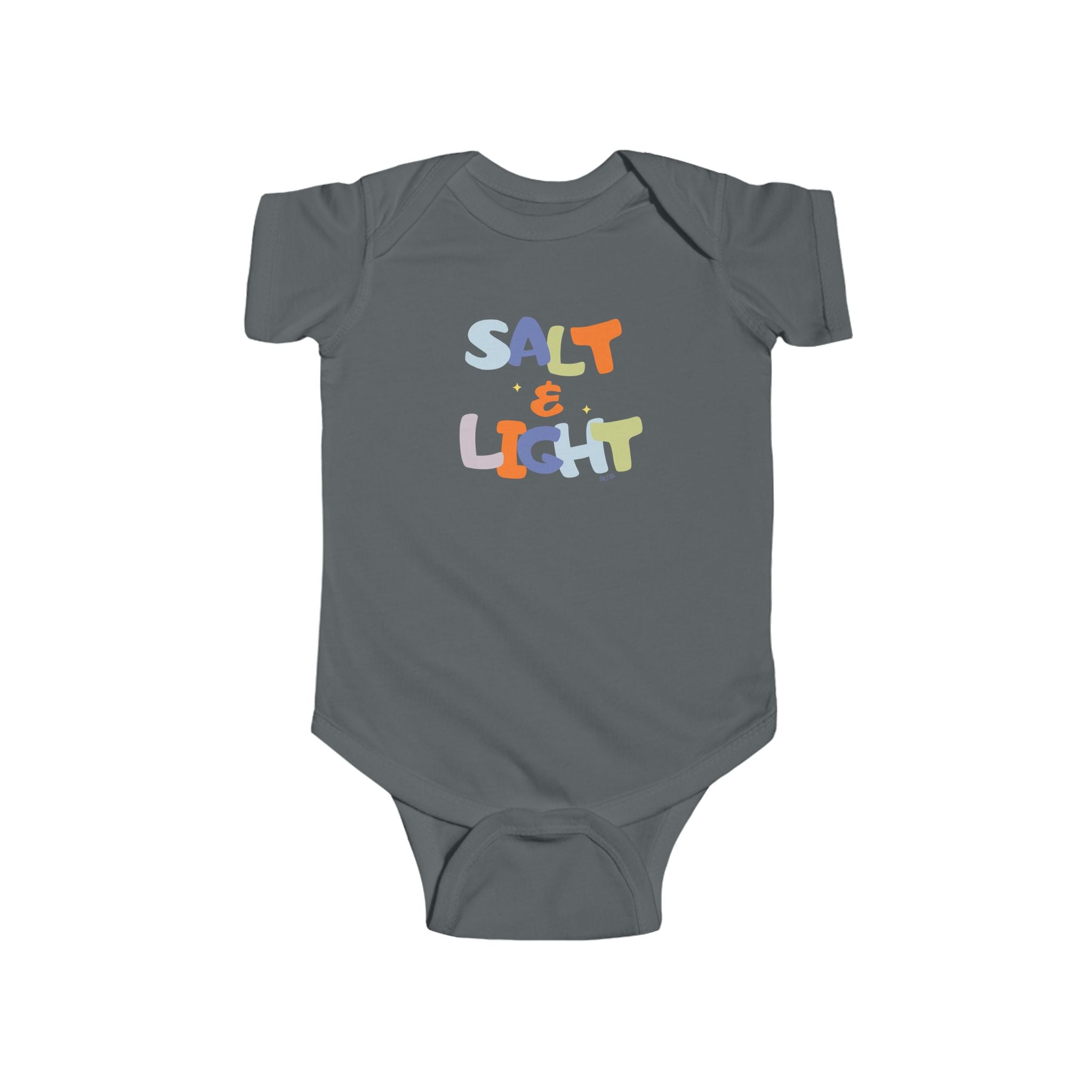 Infant Bodysuit — "Salt & Light" Colorful Baby Onesie
