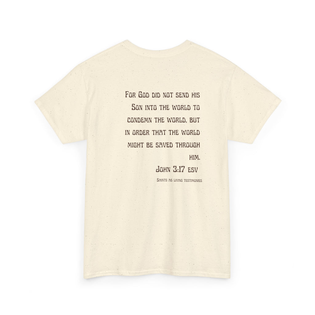 Hibiscus T‑Shirt — John 3:17 Tee