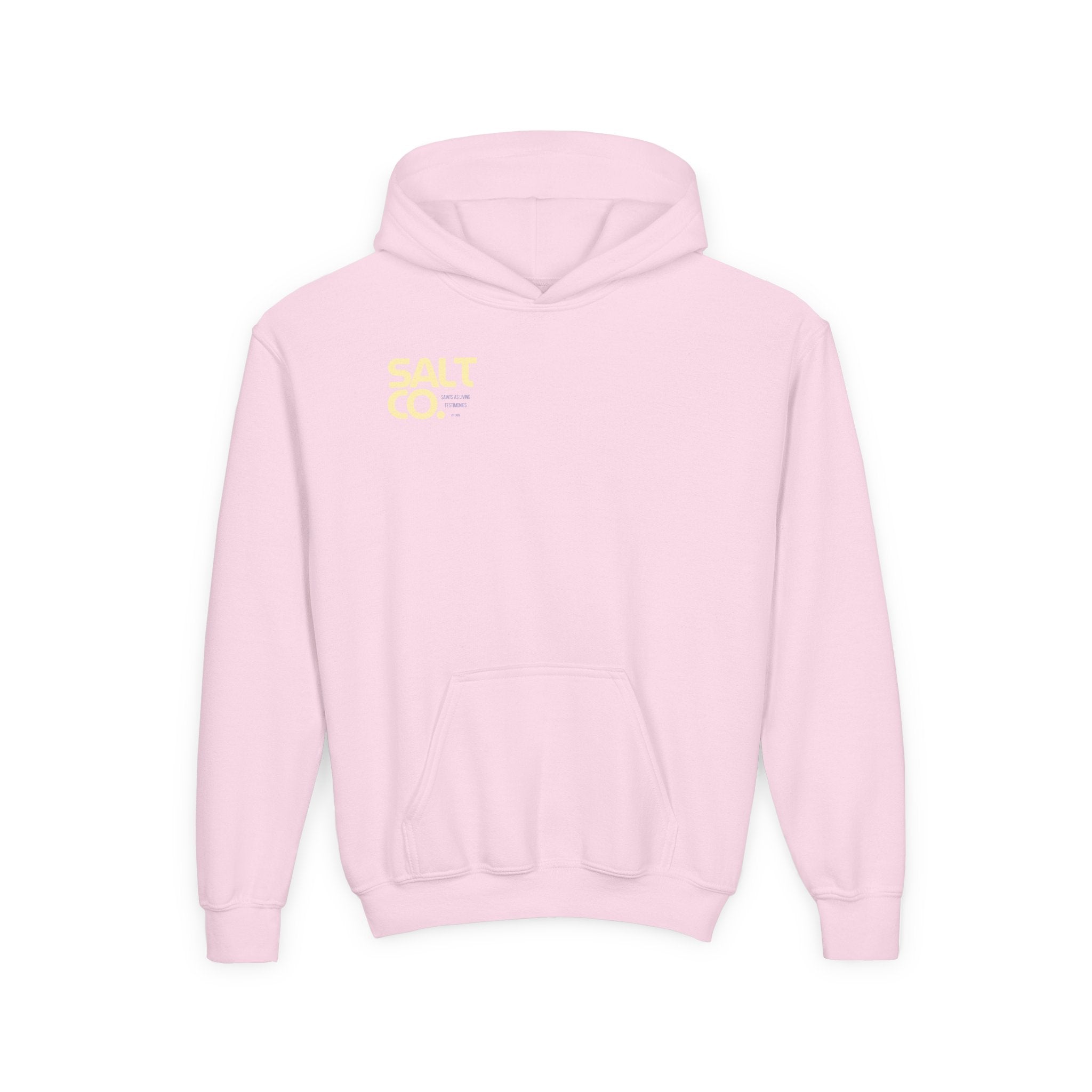 Youth Hoodie — 'SALT CO.' Minimal Logo Pullover