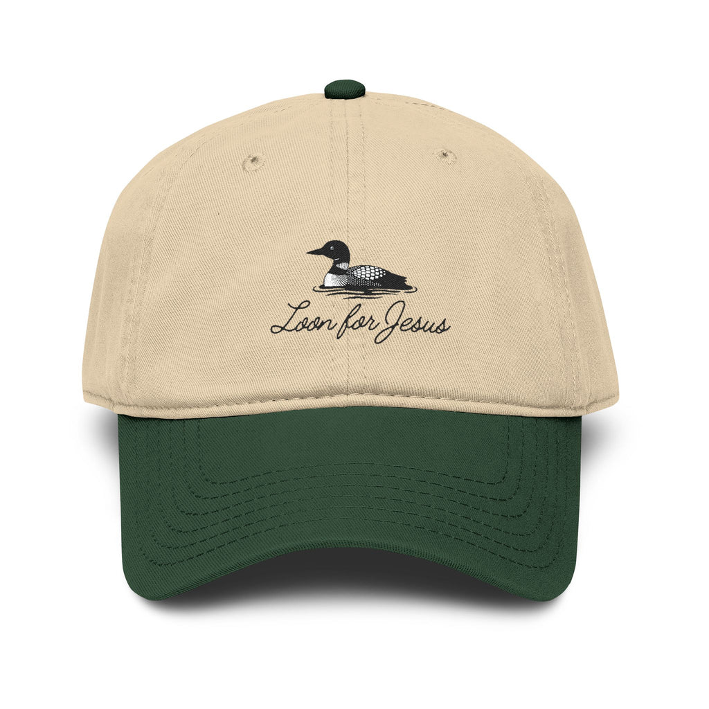 "Loon for Jesus" Embroidered Cap