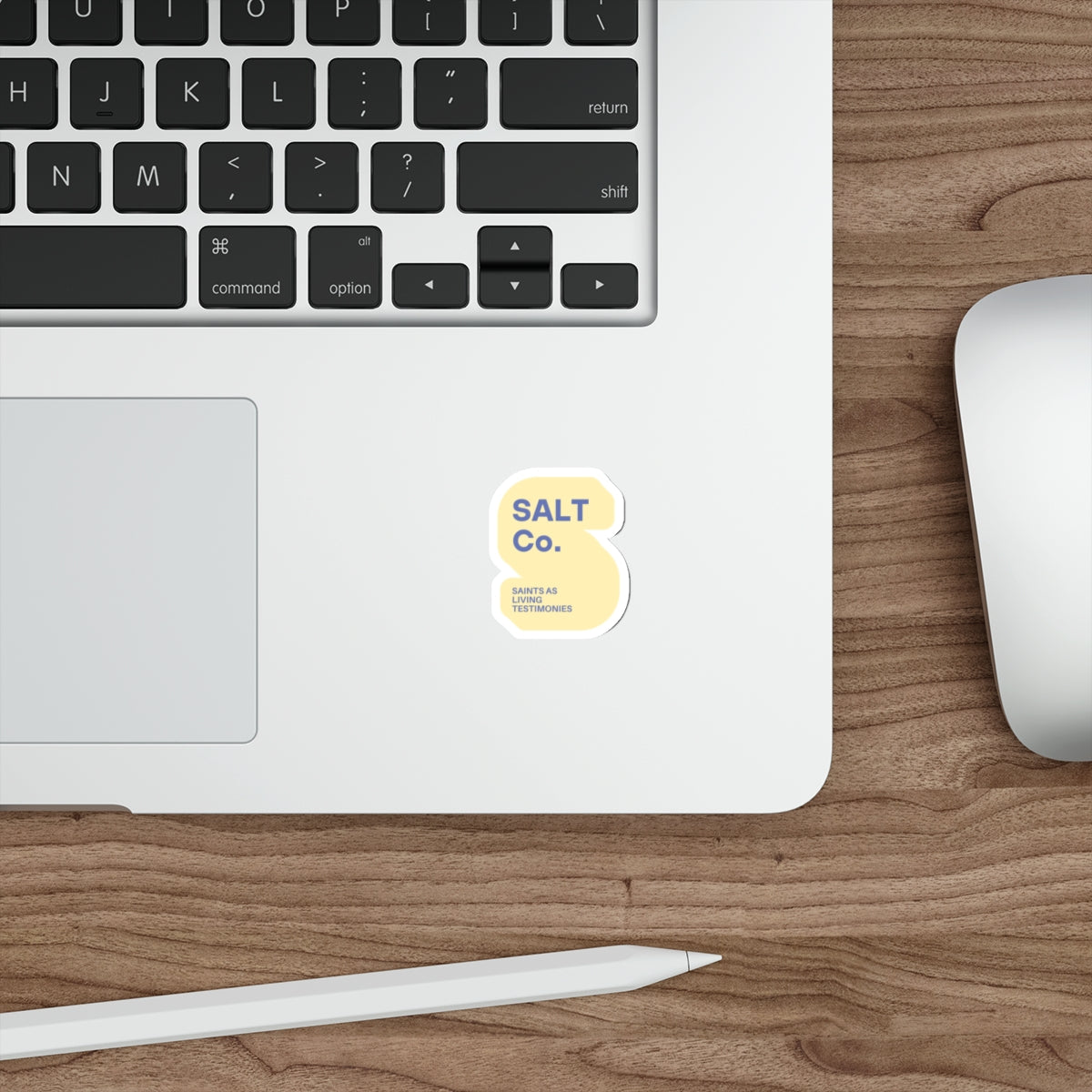 Die-Cut Sticker — SALT Co. "Saints As Living Testimonies" Minimal Logo Sticker