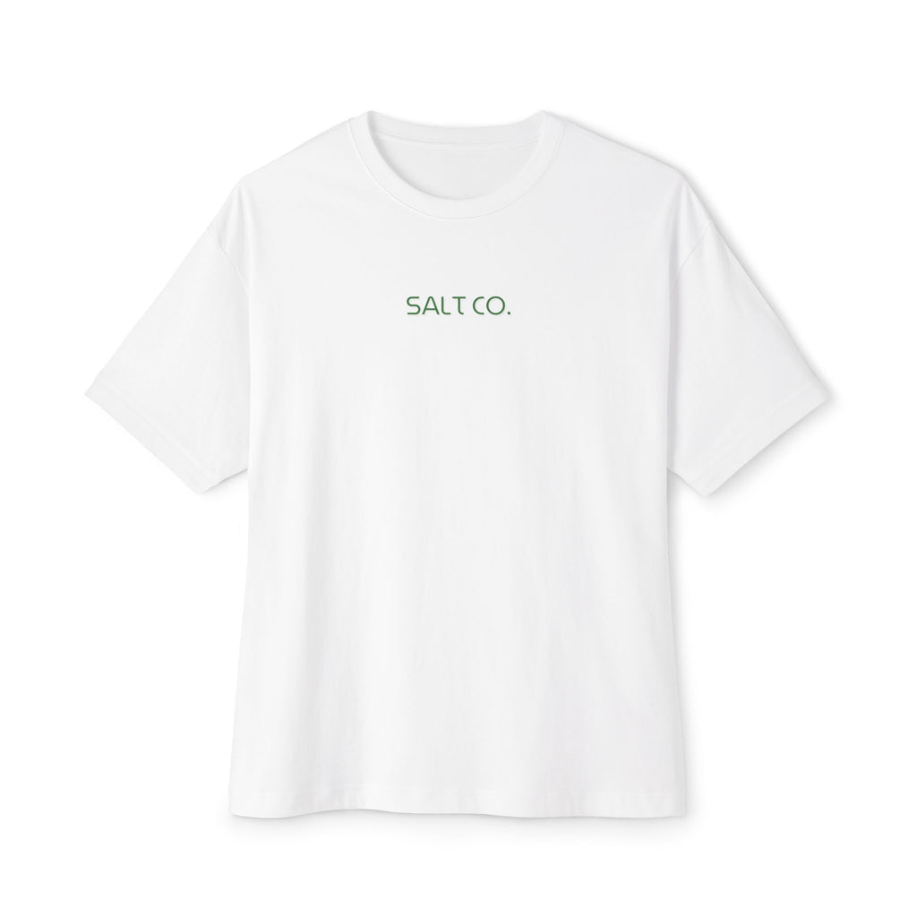 Farmers Market Oversized Tee – "Salt & Co." Floral Back Print