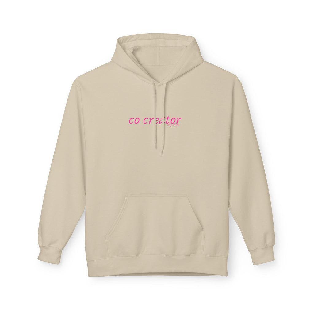 "Co-Creator aka mom" Floral Hoodie