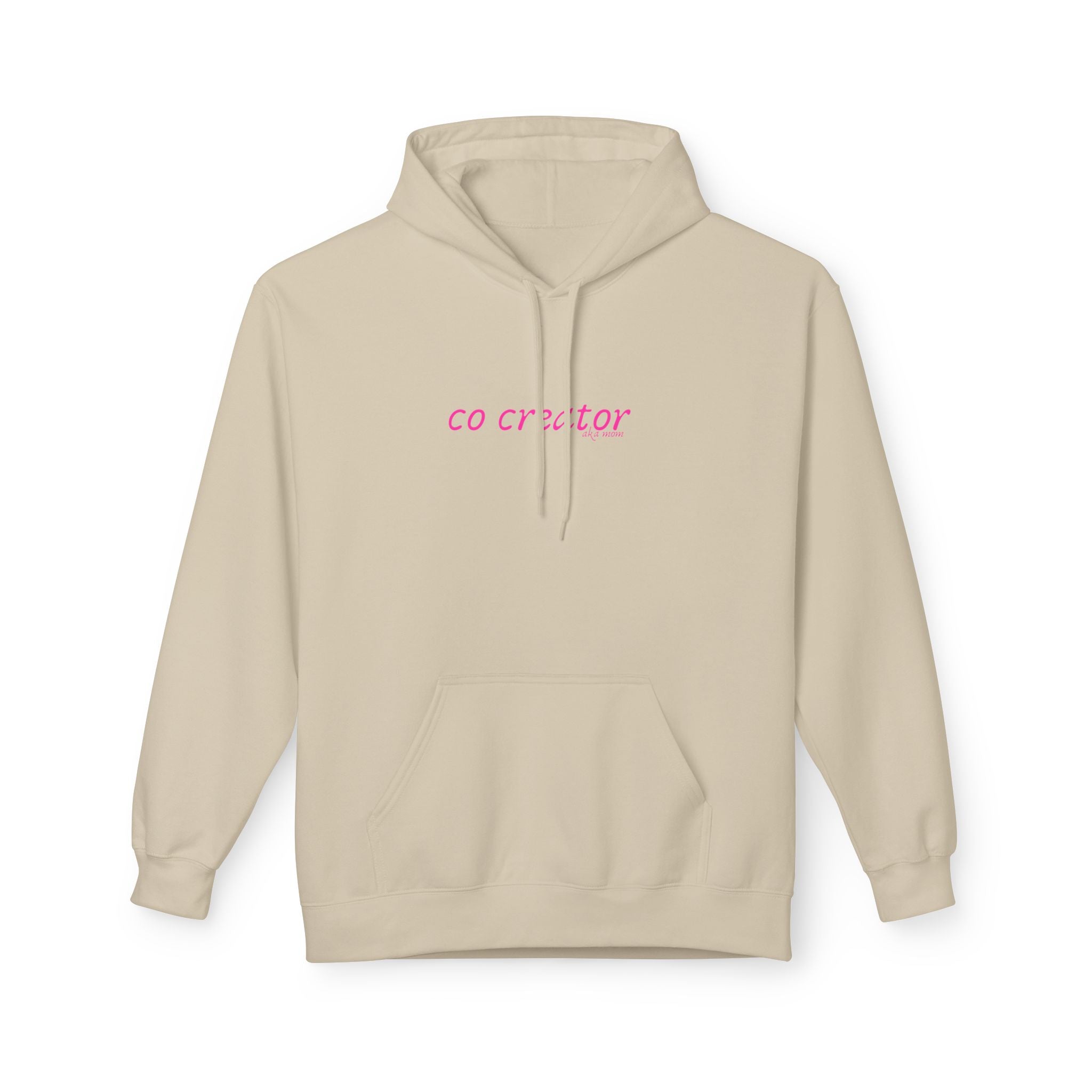 "Co-Creator aka mom" Floral Hoodie