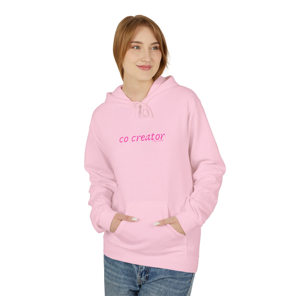 "Co-Creator aka mom" Floral Hoodie