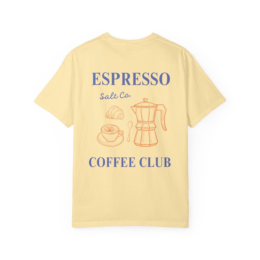 Espresso Coffee Club T-Shirt — Salt Co. Café Graphic Tee