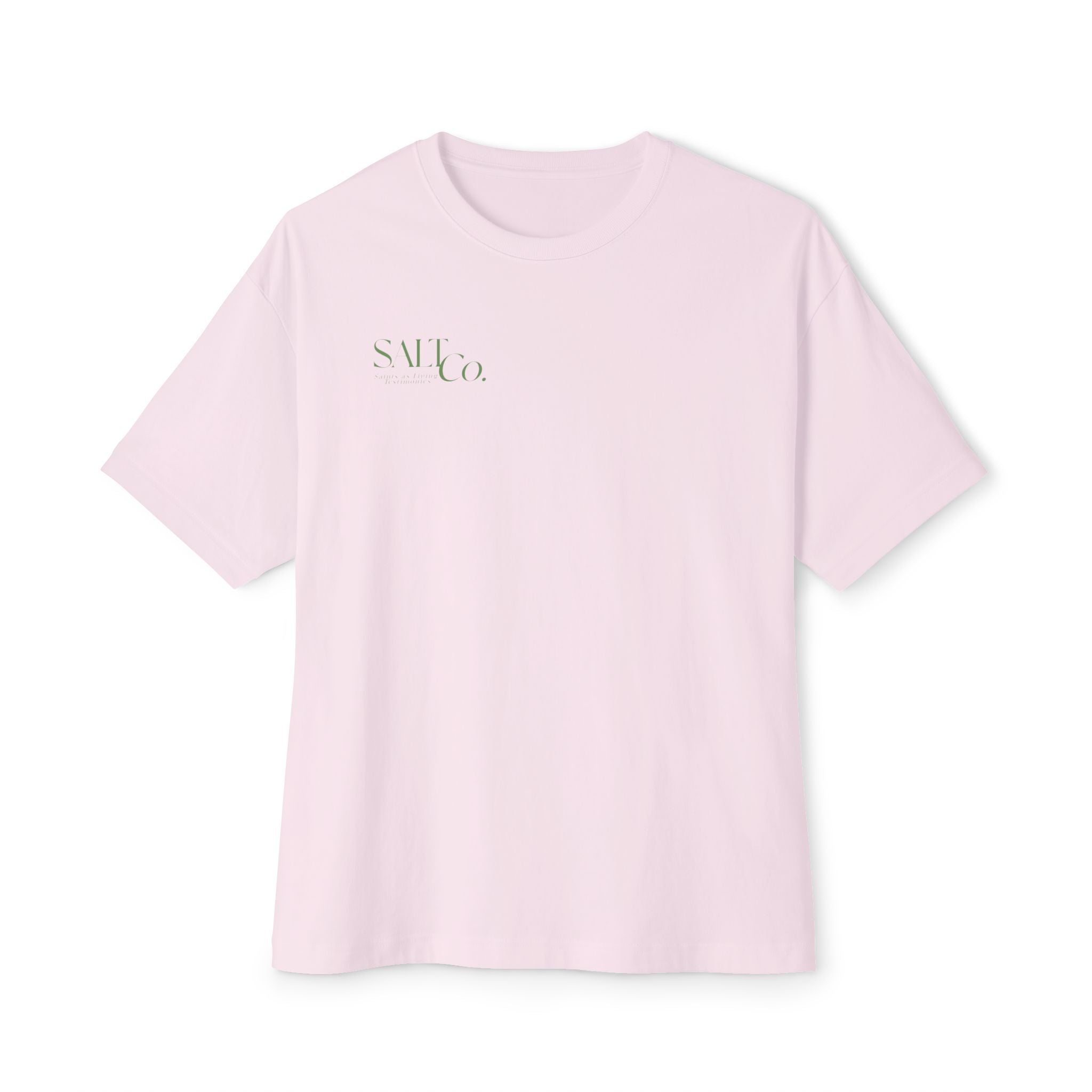 Morning Essentials Tee — Relaxed Boxy T‑Shirt with Coffee, Book & Plant Print