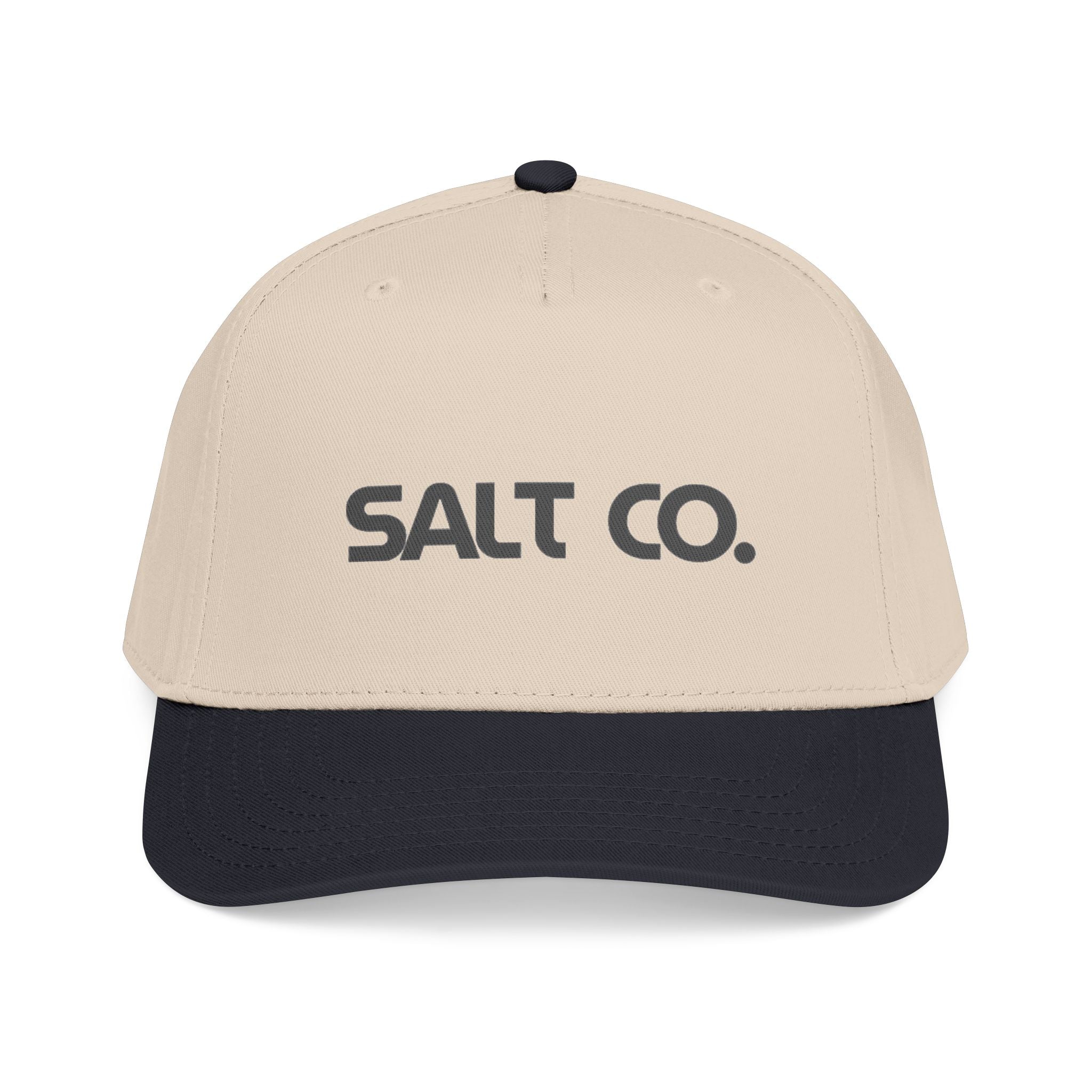 Salt Co. Embroidered Baseball Cap — Mid Profile Casual Hat