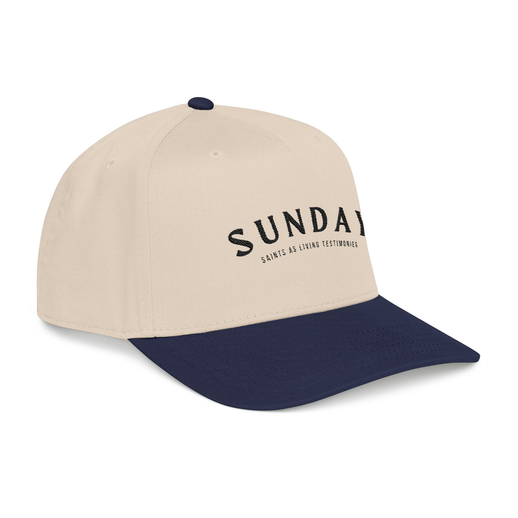 Sunday Embroidered Baseball Cap - Casual Weekend Hat
