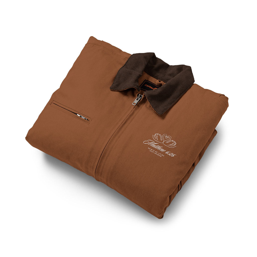 CornerStone® Duck Cloth Chore Jacket - Swans