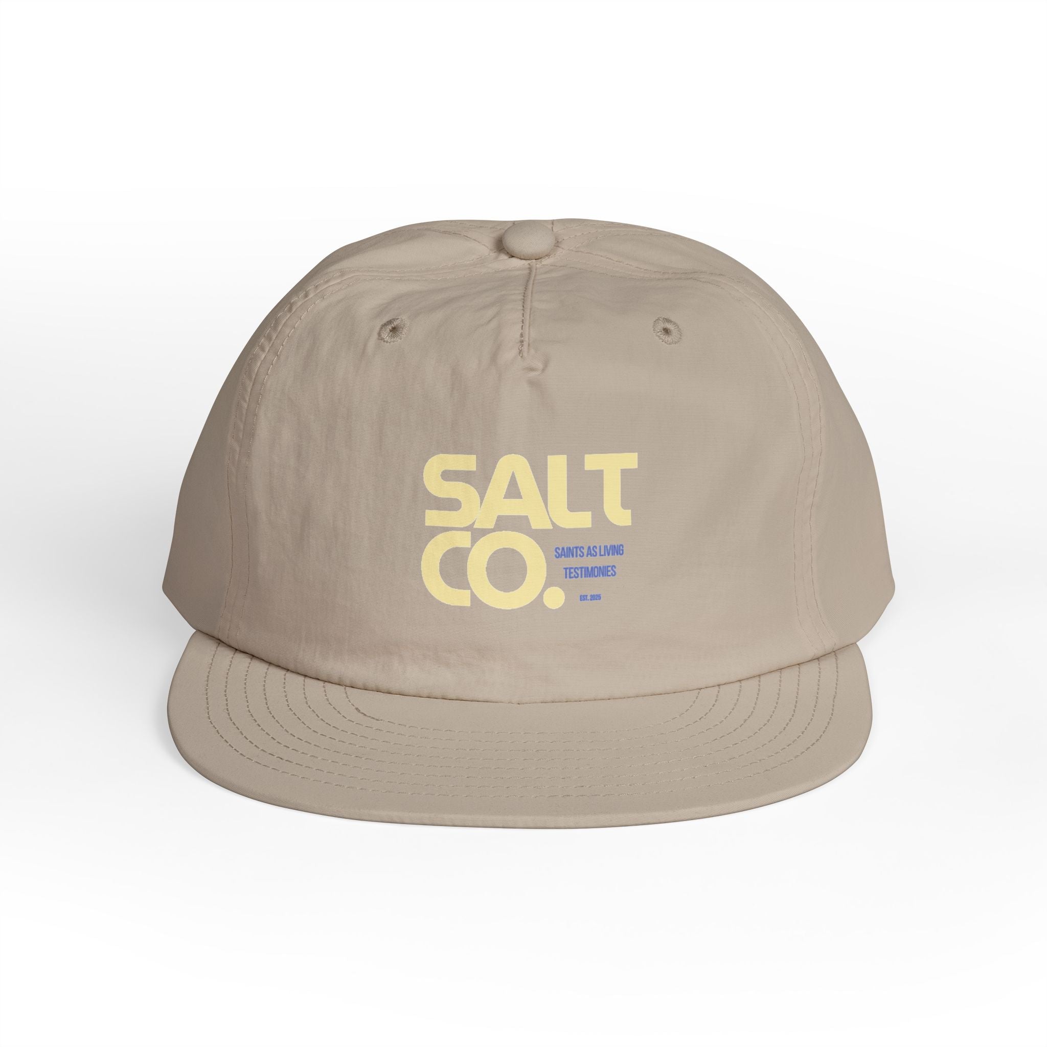 Salt Co. Surf Cap — Washed Beach Snapback Hat