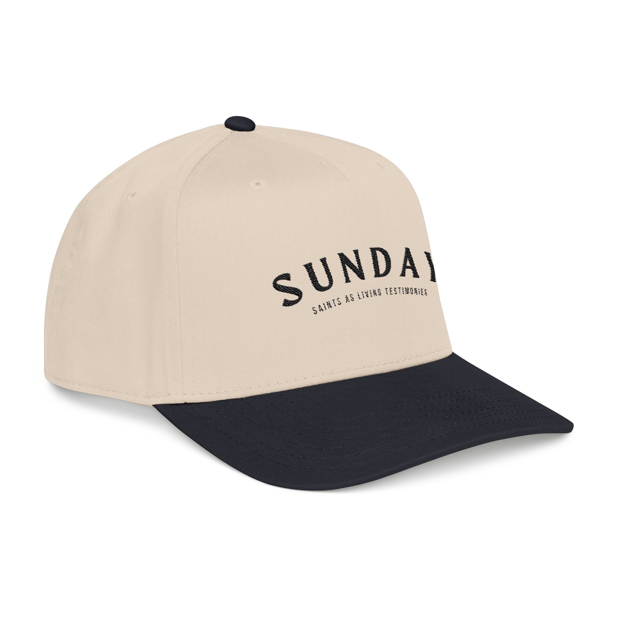 Sunday Embroidered Baseball Cap - Casual Weekend Hat