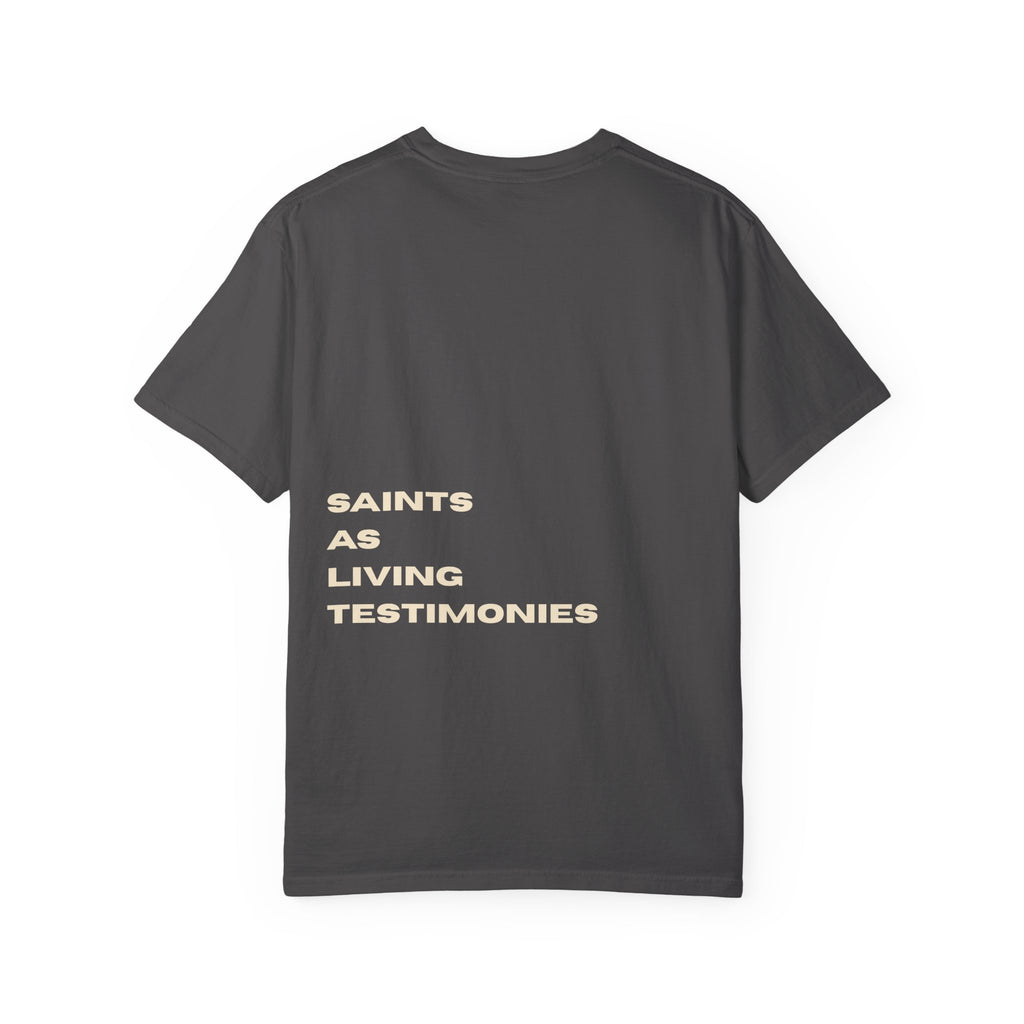 Salt Co. Tee — "Saints as Living Testimonies" Graphic T-Shirt