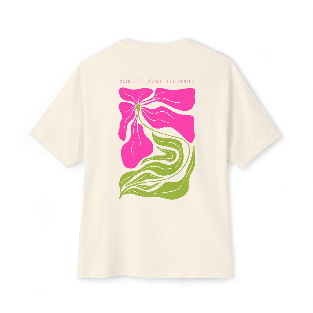 'Co Creator' Boxy Tee with secret message on inner label