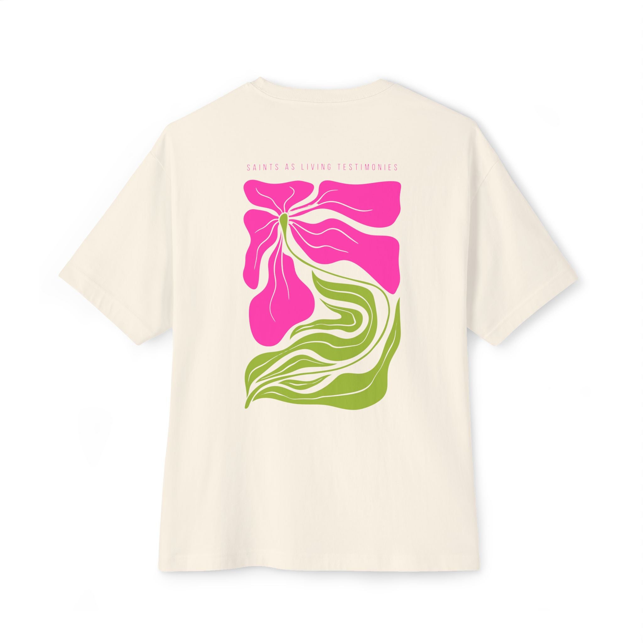 'Co Creator' Boxy Tee with secret message on inner label