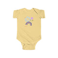 Baby Rainbow Floral Bodysuit – Cute Infant Onesie