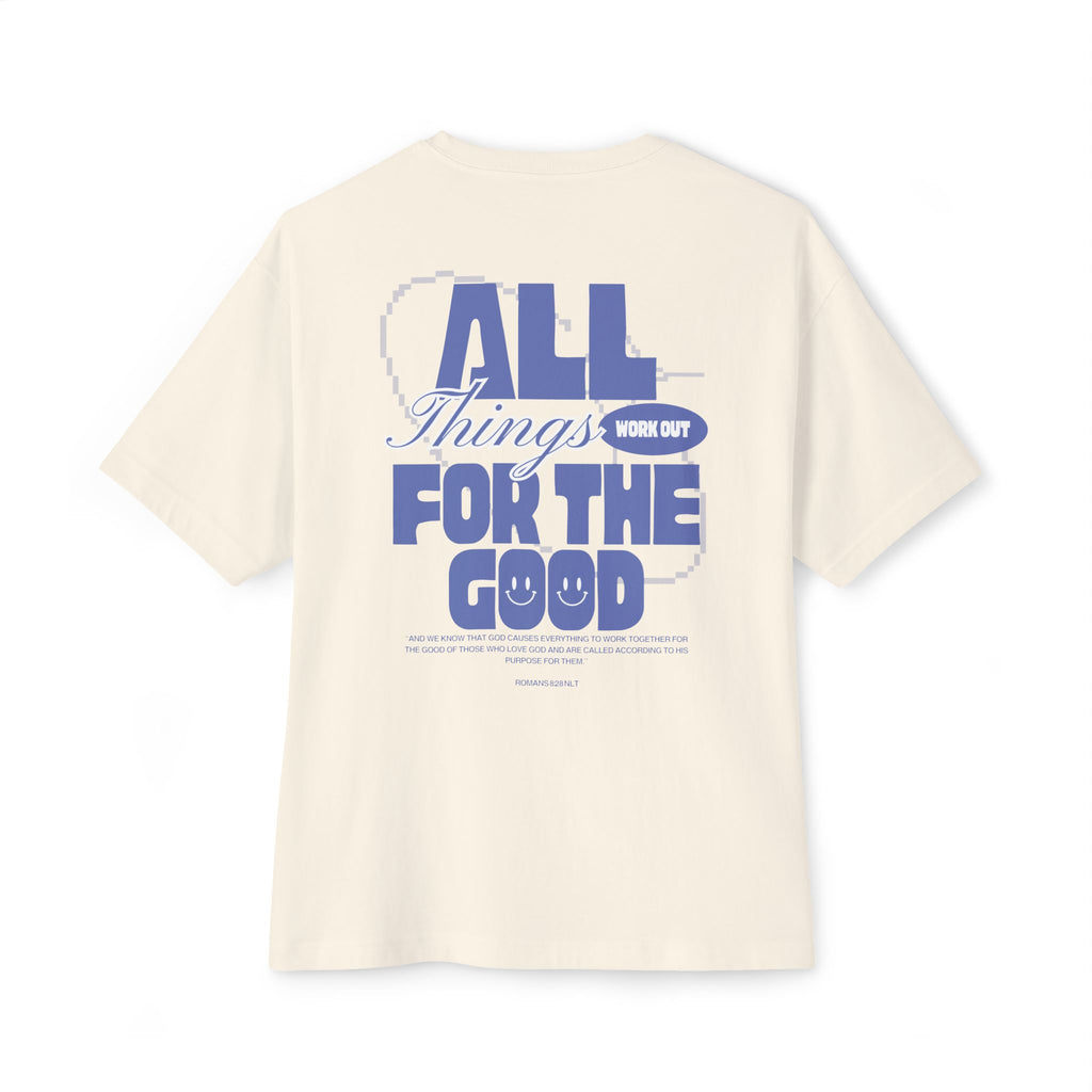 Boxy Tee — "Salt Co." 'All Things Work Out For The Good' Graphic