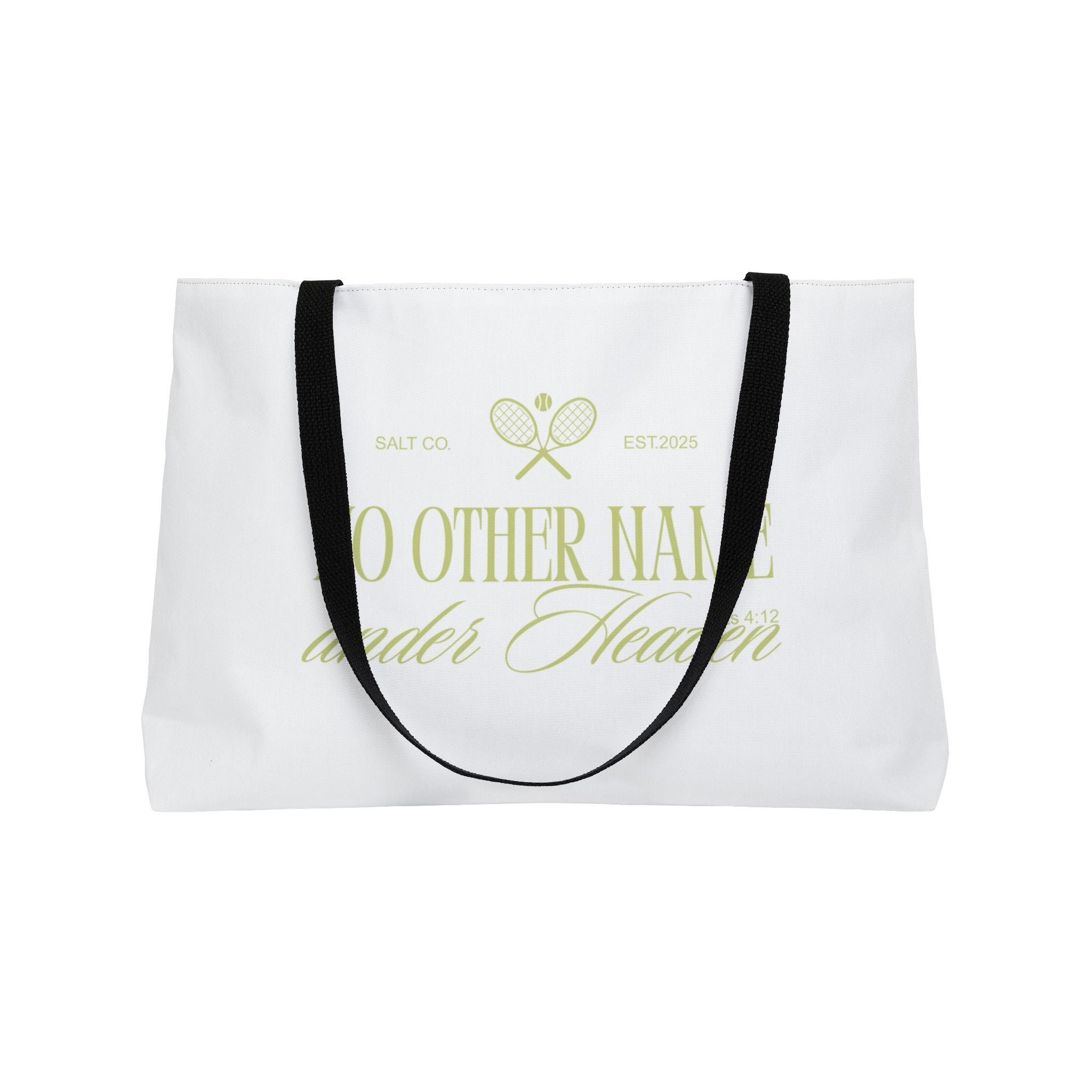 Tennis Tote Bag — 'No Other Name Under Heaven'