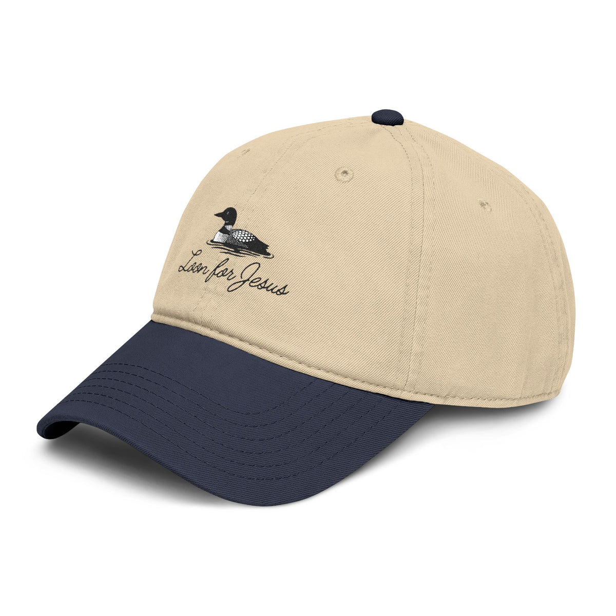 "Loon for Jesus" Embroidered Cap