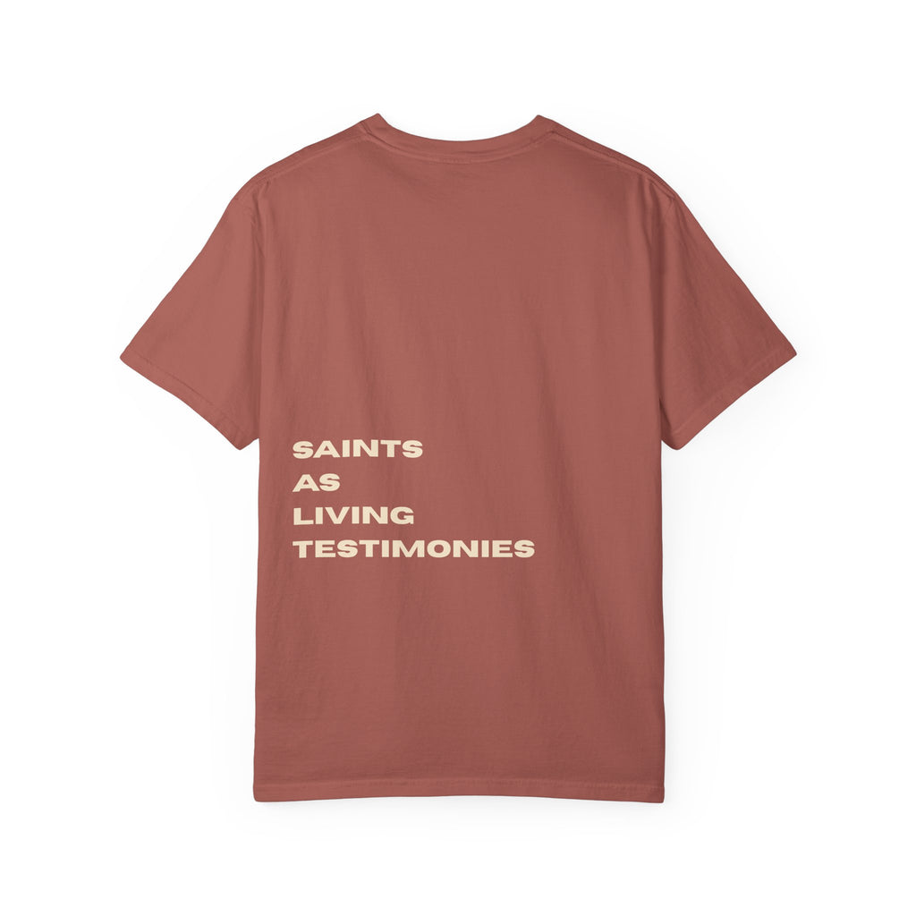 Salt Co. Tee — "Saints as Living Testimonies" Graphic T-Shirt