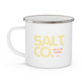 Enamel Camping Mug — Retro Surf Blue Camp Coffee Cup